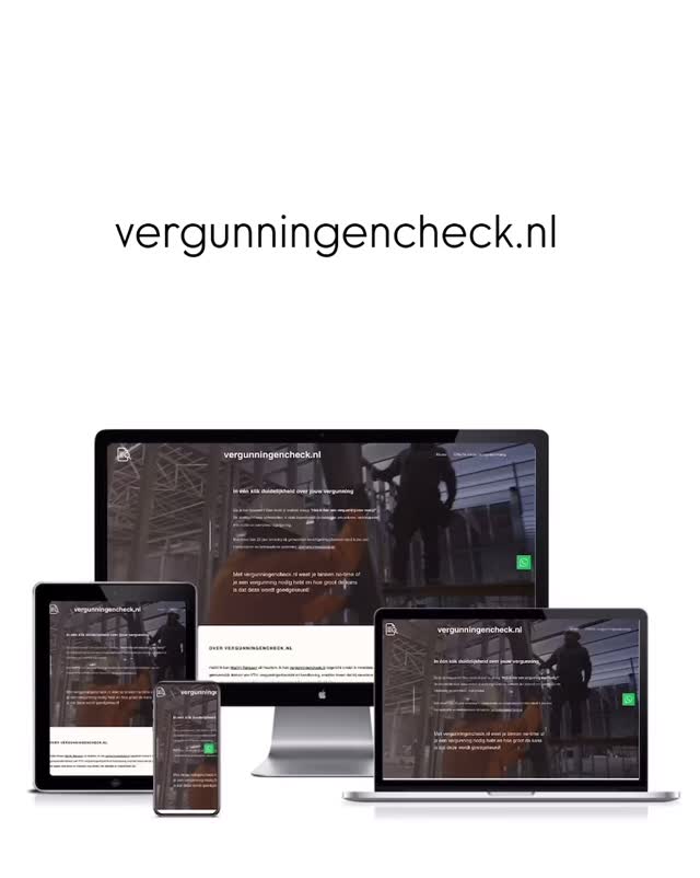 Scroll down website voor vergunningencheck.nl
Alles over (bouw)vergunningen.
Zonder gedoe.
#vergunningencheck #vergunningen #simple #wixwebsite #wix #houseoftheweb #webdesign