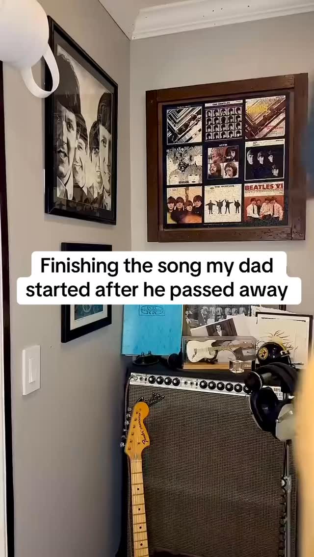 1 year ago I released All My Life.
It’s still one of the most special songs I’ve ever recorded.
It’s a song my dad started years ago that I finished after he passed away.
His voice is in the final lines from an old cassette I found. 💙
#allmylife #dad #unfinishedsong #altrock #rock