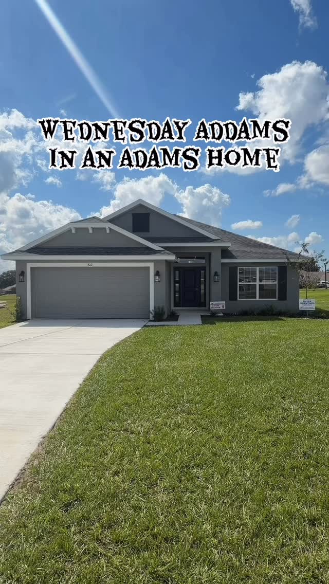 Adams Home... Wednesday Addams... and $20,000 in flex cash. The universe clearly wants you to buy a house. Let’s talk about it.
#Realtor #realtorlife #fyp #realestatehumor #flrealtor #realestate #foryou #citruscounty #adamshomes #addams #addamsfamily #wednesdayaddams