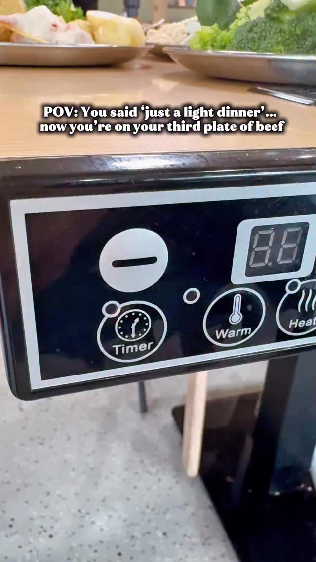 When the broth starts boiling, everything else can wait