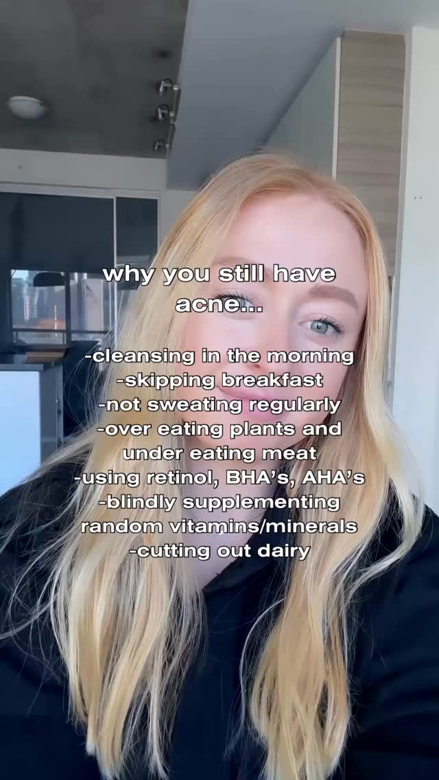 I said what I said!! stop doing these things and you will see a difference in your skin 🥰
What’s something you had to stop doing to clear your skin?
P.S. I’m teaching you how to actually clear your skin from the root cause so it never comes back - link in bio to watch my FREE masterclass 💓
#acnefreeskin #hormonalacne #clearskintips #acnetips #acneawarenessmonth