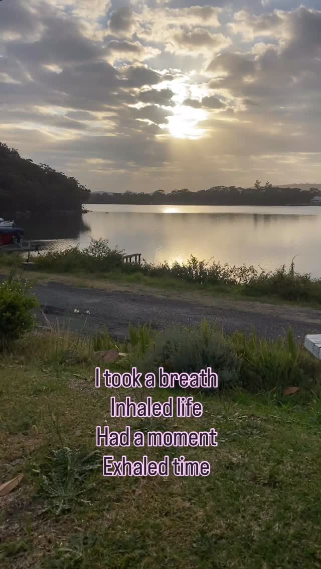 I took a breath, inhaled life, had a moment… exhaled time .. in essence we are one breath in this life . Widest thing we do is inhale .. last thing exhale … How often do we miss it and throw away this divine experience? For work.. for money .. for power .. for blame .. for hurt .. for fear .. for what??? Stop feel listen .. this is your life ❤️