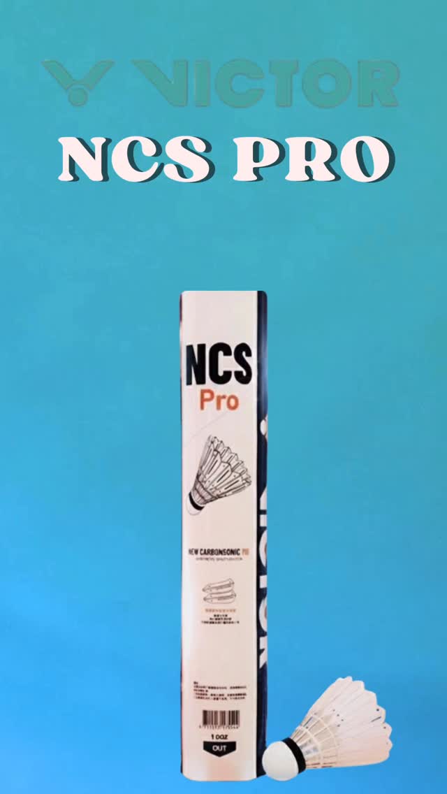 NCS - The New Carbon Sonic Pro shuttle. Pre order now to get yours.
#streamlinesportsindia #victor #ashwiniponnappa #badminton #readytowin #victorprostore #victorbadminton #