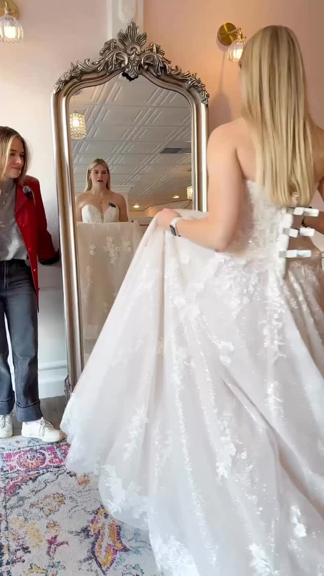 What do bridal stylists do in their free time? Try on ALL the new arrivals of course!
Meet Jennifer! She is the newest arrival from Maggie Sottero’s Spring 2026 collection, and she is PERFECT for the bride looking for all the princess vibes!
Want to try her on, or any of our other stunning gowns? Book your appointment at the 🔗 in our bio!
#weddingdress #weddingdressshopping #ivoryrosebridalboutique #wisconsinbride #2026bride #wibride #2027bride #ivoryrosebride #bridalboutique #maggiesottero #maggiesotterobride #bridalstylist