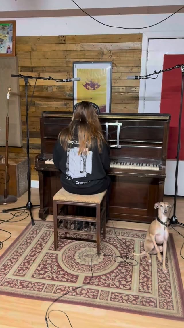 Finally got my piano tuned in time for a session with the amazing @kayleighhallmusic
I’ve been told this is a VERY good piano from around just before WW1.
Here’s a totally raw recording of it using a pair of JZV67s above the soundboard, a pair of Cole’s 4038 about 10 foot back and 10 foot wide and a pair of AKG C414s on a stereo bar about 20 foot back.
Sounds sweet huh? Marshall seems to think so!
.
.
.
#recordingstudio #pianoplayer #musicproducers #musicproductions #ukmusic #ukmusician