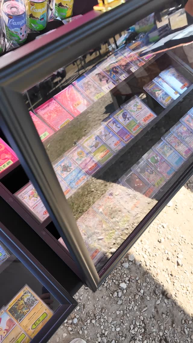 Pokémon has arrived! While a few of our indoor vendors have always had a little stash of Pokémon, we’re excited to see select outdoor vendors join the ranks too! From PSA graded cards for the serious collectors to flipbooks for novice hobbyist, check out the Kyle Flea Market to Catch ‘Em All!
.
.
.
#Pokémon #pokemoncard #tradingcards #cardcollector #collectibles