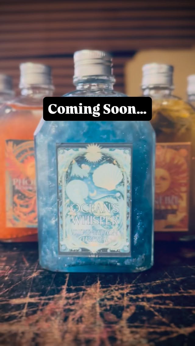 A whisper of what’s to come…
Six elemental ritual waters, each crafted beneath moonlight, sunlight, forest canopy and flame — designed to bless, cleanse and awaken your magic. 🌿🌊🔥🌕✨
Our Ritual Waters Collection is almost here.
Charged, bottled, and shimmering with mica and gemstone energy — ready to join your altar soon.
#phoenixcandlecompany #witchcrafted #ritualmagic #witchyaesthetic #sneakpeek #handmadeinengland #sherwoodforestwitch #ritualwater #divinationwaters #cleansingwater