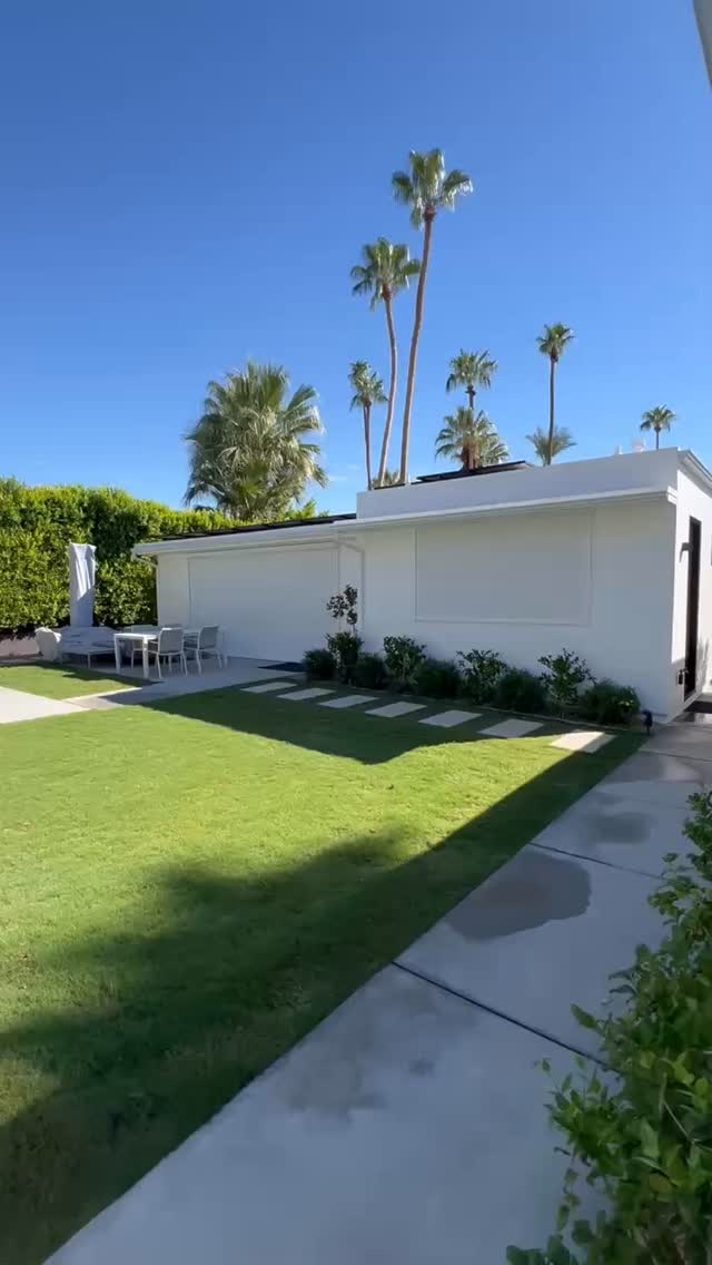 Exterior Shade Challenge: Casita windows (on the right) actually open out so we had to recess the exterior shades up into a shallow 4” soffit. Watch closely to the end as the shade disappears into the soffit, @somfyus .
.
.
.
#rollshades #palmsprigsblinds #hunterdouglas #somfy #blackouts #laquintablinds #ranchomirage #indianwells #palmdesert #cathedralcity
#palmsprings #rollershades #windowtreatmentpalmsprings #shutters #plantationshutters #motorizedrollershades #electricrollershades #automatedrollershades #smarthome