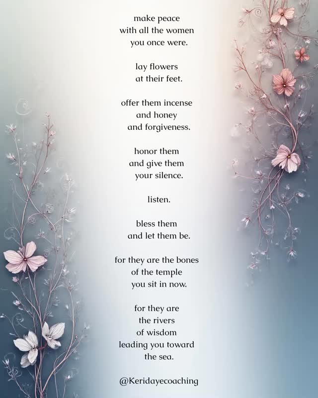 You may carry shame, grief, or feelings you don’t yet have words for toward the woman you once had to be just to survive.
The one who shut down her voice, betrayed her own needs, stayed too long, gave too much, or went completely numb — not because she was weak, but because her nervous system believed that was the safest option. That woman was your protector. And through the lens of trauma healing, we understand: what looks like dysfunction was actually self-preservation.
Gabor Maté reminds us — trauma isn’t what happens to us, it’s what happens inside of us when we’re left alone with our pain. And so many of us had no choice but to abandon parts of ourselves just to keep going.
But those women you once were, they are not your shame. They are your wisdom. They are the bones of the temple you sit in now. The nervous system that froze, fawned, or flared in rage was doing exactly what it was designed to do.
And those patterns? They can be unwound. The brain can rewire. The body can soften. The spirit can return. You don’t need to be at war with your past, you need to learn how to be in loving relationship with it 🕊
Your system knows how to heal, it just needs to be shown the way. I’ll walk with you. Reach out to me in the DMs or book a free consult from my bio.
#keridayecoaching
#traumacoach
#healingjourney
#traumarecovery
#nervoussystemhealing
#developmentaltrauma
#somatichealing
#innerchildhealing
#attachmentwounds
#narcissisticabusesurvivor
#emotionalhealing
#healingfromwithin
#selfabandonment
#traumainformed
#bodykeepsscore
#gaborMate
#traumahealingcoach
#selfworthjourney
#traumaresponses
#healingfdromtrauma
#highlysensitivewoman
#spiritualhealingjourney
#reclaimyourself
#betrayaltrauma
#selfcompassion
#healingispossible
#somaticexperiencing
#healyournervoussystem
#faith #shineyourlight