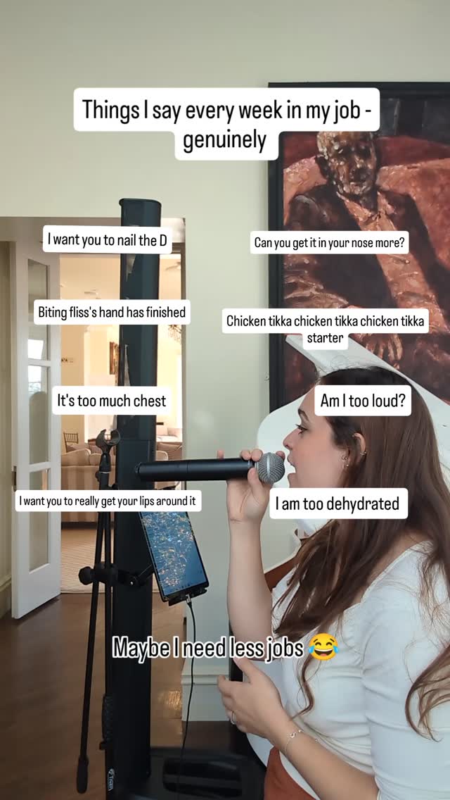 Had to jump on this trend, I have a very colourful working week 😂
#singer #teachers #trendingreels #musician #therapist