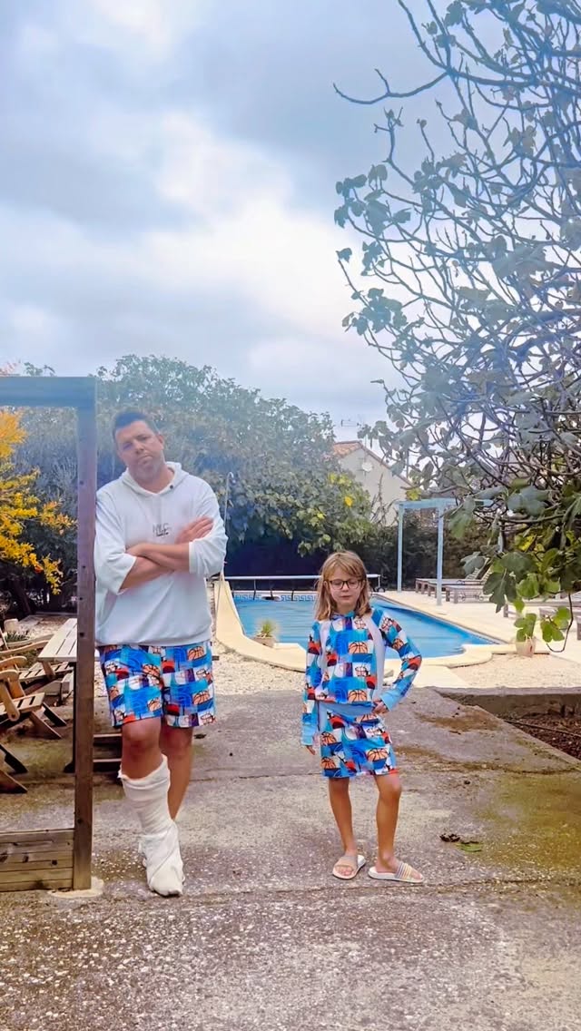 Of course we had to join the trend… 💃🕺✨
Even just on one leg .. !
Because deep down, we all have a little #Swiftie in us.
Matching looks ✔️
Unapologetic dance moves ✔️
Explosive energy ✔️
And a lot of love + laughter between dad & daughter 💖 #bestduo
This outfit just passed the ultimate test:
✅ Stylished
✅ Taylor-approved
✅ Dad-danced in
Twirl-tested. Dad-dance approved.
Let us know who stole the show 👇
#SwiftieVibes #MatchingMagic #DanceLikeATwirl #GirlDadGoals #HandmadeWithRhythm #MiniAndMeStyle #MatchingInMotion #BrokenButStillGroovin #DanceLikeYouMeanIt #handmadewithlove