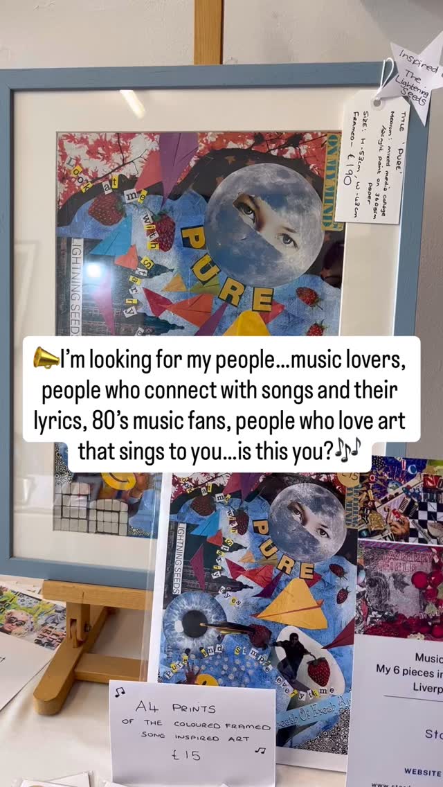 Calling all music fans! How about some new art for your walls , art that sings to you and visually connects 🎶
My website is full of colourful, song inspired collage art, all hand cut and pasted to create a lyrical montage of nostalgic memories 🎶
To find out more visit
www.stardustacrylicart.com
Or DM me with any queries
Thank you ⭐️
#stardustacrylicart #musicart #collageartist #mixedmediacollage #collageart #reels #collageart #songart #artthatsings