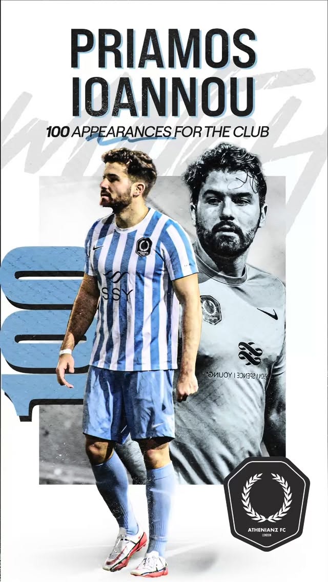 100 appearances for the club. True legend. No more words. To many more!
⚽️ ⚽️ ⚽️
Big thanks to our proud sponsors SSY for allowing this to happen with their great support throughout the years!
#atheniansfc #oneteam #londonfootball #londonfa #football #amateurfootball #weareathenians #sports #highlights #footballtraining #footballhighlights #footballedits #soccer #footballplayers #footballvideos #footballskills #footballlove #footballnews #footballplayer #family #ballers
