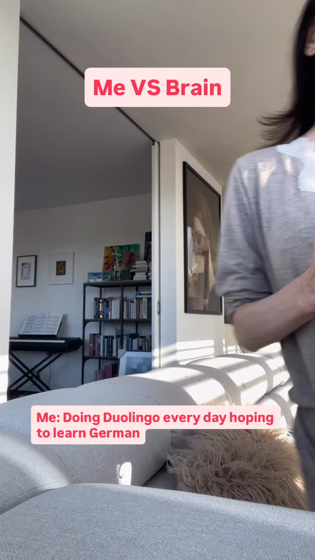 Here’s how to TRICK your brain to learn:
Your brain doesn’t learn languages from apps or textbooks. It learns from DOING.
That’s why our German lessons are designed around how your brain actually works:
❌ No sitting in a classroom with 15 people where you speak twice in 90 minutes
✅ Groups of maximum 5, so you spend the lesson actually speaking, not waiting for your turn
❌ No memorizing “der Schmetterling” when you’ll never talk about butterflies
✅ Learn the German you’ll actually use tomorrow - asking your colleague about their weekend, explaining your job to new friends, or calling your kid’s doctor
❌ No generic grammar drills that work for nobody
✅ If you learn by seeing, you’ll read and write. If you learn by hearing, you’ll debate. If you learn by doing, you’ll act out dialogues
❌ No learning words in isolation then forgetting them by next week
✅ You learn “Termin” and immediately book an appointment out loud. You learn “eigentlich” and use it in a real conversation right now
By the end of one lesson, you speak more German than most people do in a week of traditional classes.
Because your brain remembers what it USES, not what it studies.
Ready to stop fighting your brain and start working with it?
DM us to book a free trial lesson