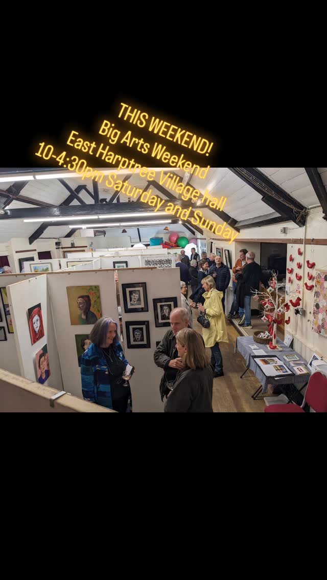THIS WEEKEND! The Big Arts Weekend is here! 🖼️🎨
10am - 4:30pm, Saturday and Sunday, in the East Harptree Village Hall.
🖼️Art exhibition
☕Tea, coffee and cake
👩🏽🎨Meet the artists
✍🏽Workshops (see link in bio to our website for further info)
Featuring work by:
@iamalibrown
@darvill.john
@potts.cottage.collective
@cherylherrington_art
@amyhutchingsprints
@paulinejoanpalmer
@emmapowelletc
@maryliddellart
@patrickbarkersculptor