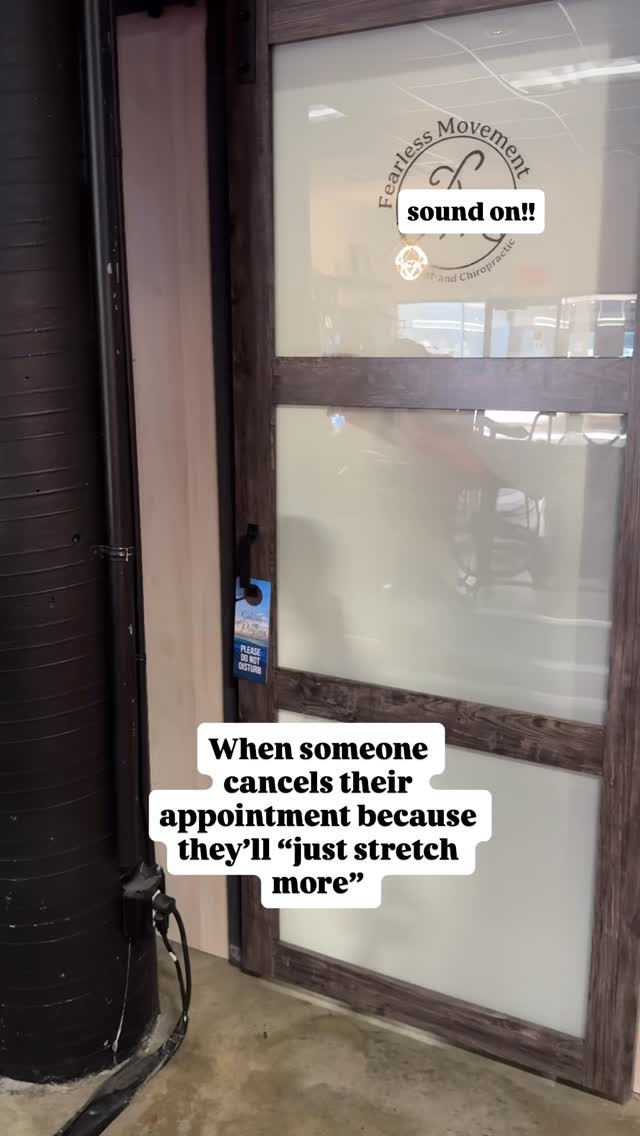That’s the SCARIEST reason out there! 🫣
If your body keeps tightening up after repeated stretching, something isn’t right.
That’s your body’s way of sending you a distress signal.
Stretching might make one area feel better, but compromise another.
Stretching doesn’t fix the root cause.
At Fearless Movement, we focus on finding your root cause because we don’t believe in bandaids or quick-fixes.
We believe in fixing you for good and instilling strength and confidence in you.
To create lasting change and get out of the pain cycle, we have to treat what’s behind the symptoms.
What’s behind your symptoms?
👉🏼 Click the link in our bio to book your call today!