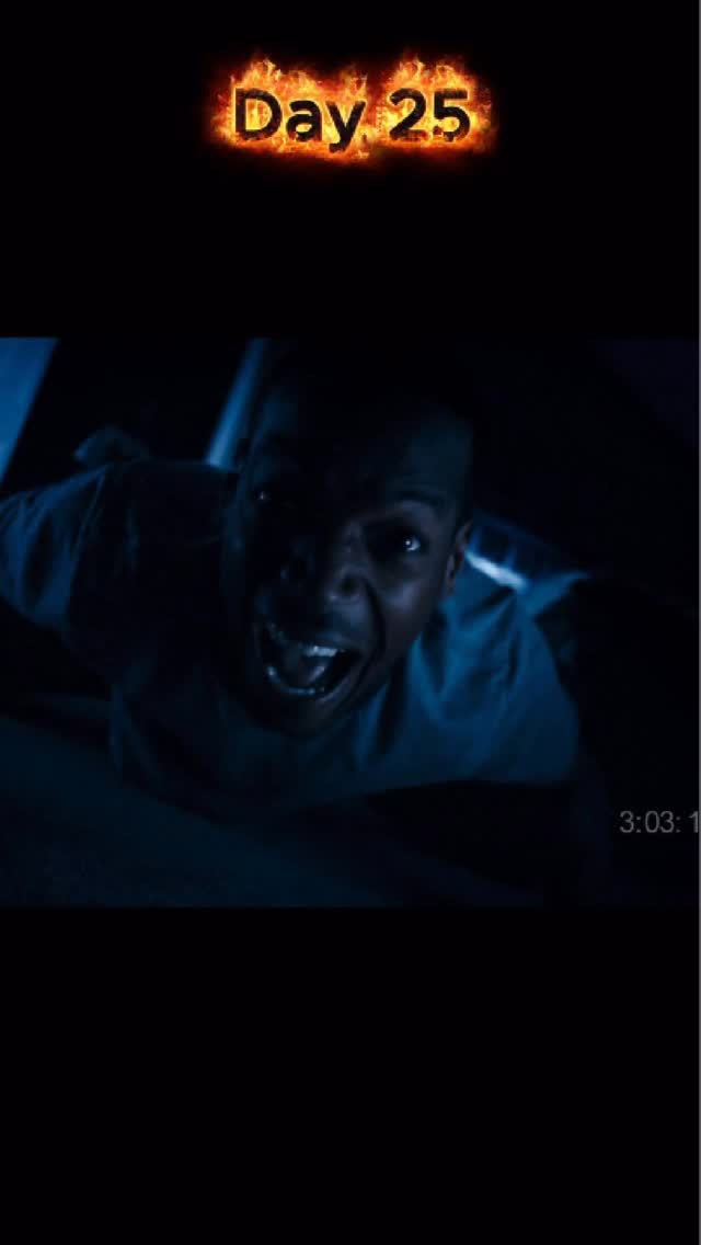 Day 25- Let’s get a bit lighter with this comedy horror. Stay until the end for the movie reveal. 😊#blackmedia #comedy