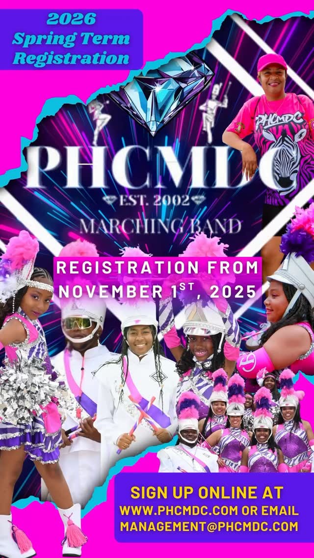 Registration for our Spring 2026 is now live online. Visit our website, link in bio. #majorettes #drummers #bermuda #phcmdc #pompoms #keepingthetraditionalive #culture #tradition #fyp #dynamicdrummers