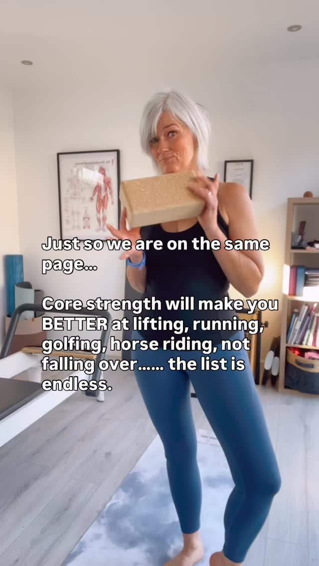 Not to brag but Pilates will help you become better at everything!
If you’re the kinda woman who wants to stay strong,fit,active and live a life full of movement and adventure now and for decades to come?
Then it all starts with core strength! It’s the foundation for a strong life.
You can make the shapes but without being taught how to connect the breathing to the movement and connect to your deep core you’re not actually doing Pilates!
✅ Just increase no one taught you yet:
This is one of the things I’ll teach you inside the 3-Week Strong To The Core Program
In just 3x core focused Pilates workouts a week all under 30 minutes.
You’ll get:
➡️Routines to strengthen your hips,back, and deep core.
➡️Learn to connect the breath to the movement
➡️Slowing down and focusing on movement that really recruits the muscles that really matter
➡️Proven exercises to get stronger from the inside out.
This is what keeps my clients running PB in their 50s, riding a motorcycle without back pain, going camping and feeling stronger in their 50s than they did in their 30s.
So if you’re ready to feel stable,strong, and pain free because your core carries you through everything you do…..
All you need is a yoga block and a mat-let’s get strong from the inside out.
Comment “CORE” and I’ll send you the link with all the details.
#womenover50 #menopausefitness #midlifewomen #homeworkoutsforwomen #pilatesonline #lowerbackpainrelief #activeaging