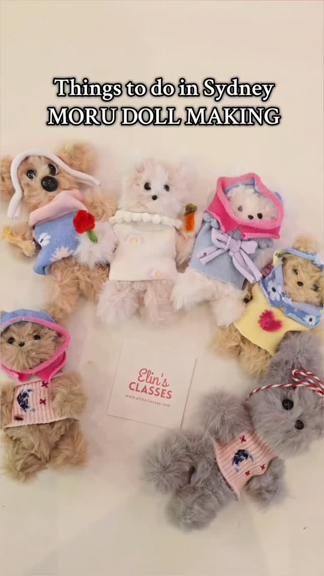🎨 Looking for fun things to do in Darlinghurst or a unique activity in Sydney? 💫 Come join our Moru Dolls Making Class — a super cute & creative experience you can enjoy with friends! 🧸🐰💕
✨ In this beginner-friendly class, you'll make: 🧵 A teddy bear
🧵 A rabbit
🧵 mini toy
👗 Plus, design adorable clothes for your dolls!
Moru, a soft and flexible hairy wire, makes it way easier than traditional sewing — perfect for crafty beginners or anyone who loves cute things! 💖
📍Location: Darlinghurst
📸 Walk away with cute handmade treasures and unforgettable memories!
#Darlinghurst #SydneyActivities #ThingsToDoInSydney #MoruDolls #CraftClassSydney #HandmadeWithLove #CuteCrafts #FunInSydney #GirlsDayOut #CreativeWorkshop #TeddyBearMaking #DollMakingWorkshop #SydneyEvents #WeekendInSydney #ArtClassSydney