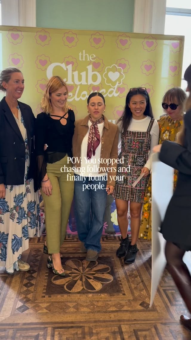 🪩 Join The Club Preloved 🪩
A community for sustainable brands, resellers, and conscious creators who want support, collaboration, and real connection.
✨ Why join? Access inspiring IRL events, business support, features, networking, and a community that actually shows up.
💌 How to apply: Tap the link in our bio and tell us a little about you & why you want to join. If you’re building with heart, you belong here.
You don’t need more followers, you need believers. A different kind of community ♥️
TCP x
#TheClubPreloved #CommunityOverCompetition #SustainableBusiness #CollaborationNotCompetition #SmallBrandsBigImpact