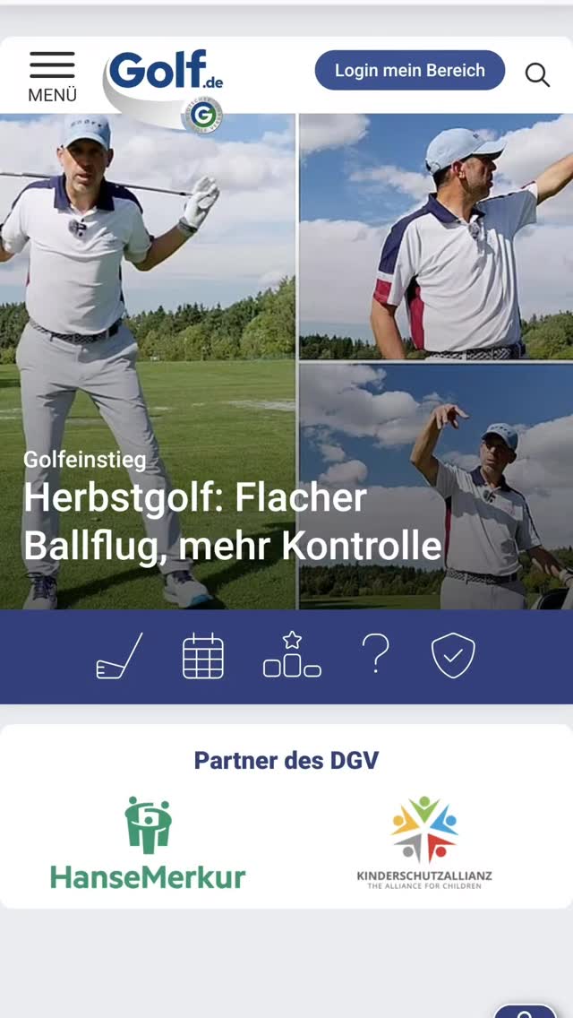 Danke für den Artikel auf Golf.de
https://www.golf.de/golfeinstieg/infos-zum-golfeinstieg/artikel/herbstgolf-flacher-ballflug-mehr-kontrolle.html
#zgolf #golfswing #golftip