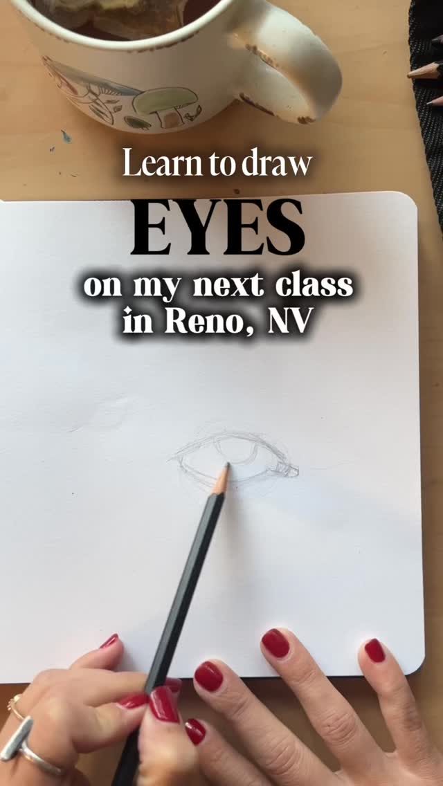 Join me this Thursday 30th from 3:30-5:30pm at @nvfinearts !
Sign up at the @nvfinearts website or drop in. Make sure you check the list of supplies needed for this class or send me a message if you want more info!