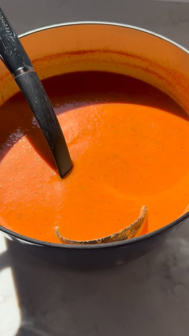 This is how I make my simple and delicious and creamy tomato basil soup - the perfect cozy meal when paired with a crispy and gooey grilled cheese! Full recipe is available in my bio!
#soup #soupseason #cheese #grilledcheese #recipe #tecipes #easyrecipe #simplecooking #food #cooking #homemade #tomatosoup #delicious #deliciousfood #weeknightmeal #weeknightcooking #kidfriendlyfood #vegetarian #glutenfree