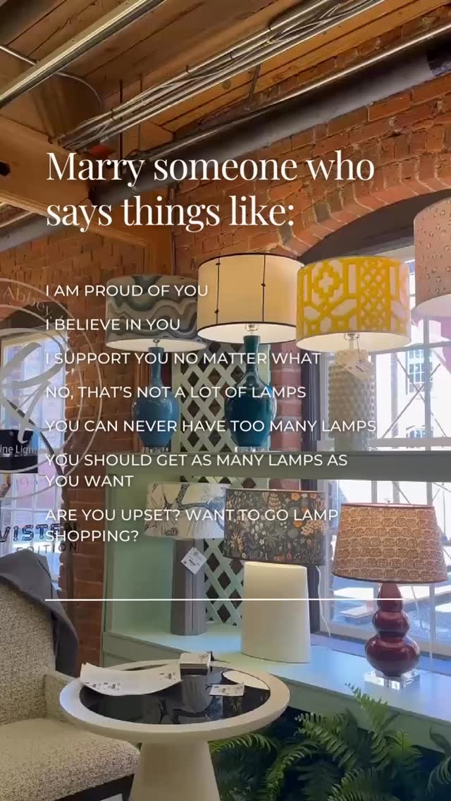 Marry the one who never questions your decor purchases. Just an interior designerâs opinion⌠take it or leave it! đ¤ˇđźââď¸đ¤Ş
#designlife #funnyreel #designlifestyles #interiordesigners #designadvice #marriage #lifeadvice #lamps #homeinspo #dallasdesigner #marrysomeonewho #haha #interiordesign #relatable