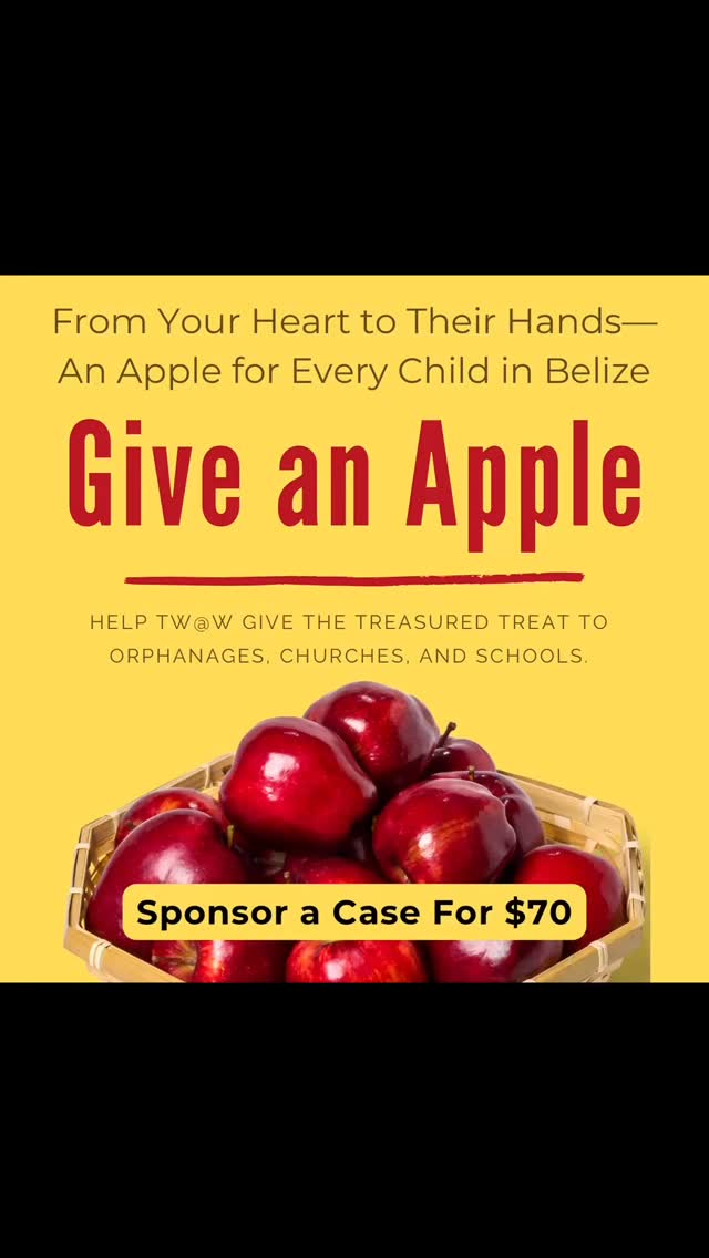 We are so excited about our annual gift of apples to our partners caring for the children of Belize, but we can’t do it without your help! Link in bio to make a donation on our website. Thank you!!