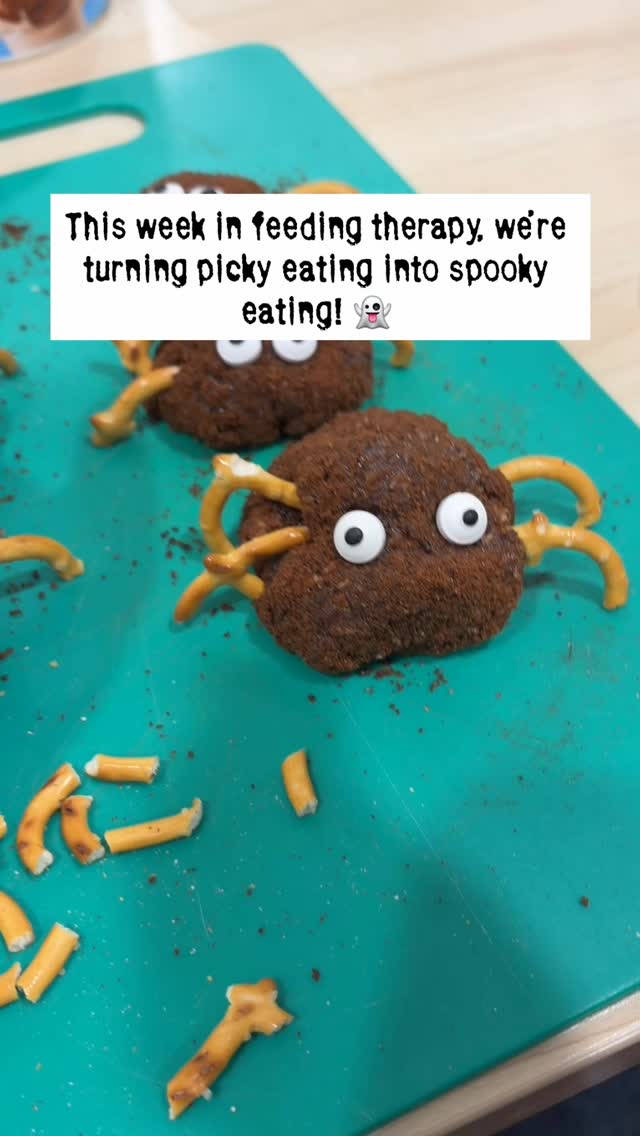 When we pair safe, familiar foods with new or challenging ones in fun, creative ways — like building Apple monsters or spooky spiders - we’re doing more than just playing with food
We’re helping kids:
🧠 Feel safe around new foods
👃 Explore smells, textures, and visuals through play
💪 Build sensory confidence
😋 Learn that food can be fun — not scary!
It’s a gentle, effective way to reduce anxiety and grow curiosity at mealtimes 💛
Want to learn how to do this at home?
Join my 6-Week Unfussy Eater Program and I’ll show you exactly how to turn mealtime stress into confidence and connection 🍽️
Comment UNFUSSY and I’ll send you all the details 🎃
#feedingtherapy #pickyeating #halloweentherapyideas #kidsnutrition #fussyeatinghelp #feedingpickyEaters #autismnutrition #pediatricnutrition #unfussyeater #pickyeatingtips #feedingkidsfun #halloweenforkids #sensoryeating #mealtimesolutions