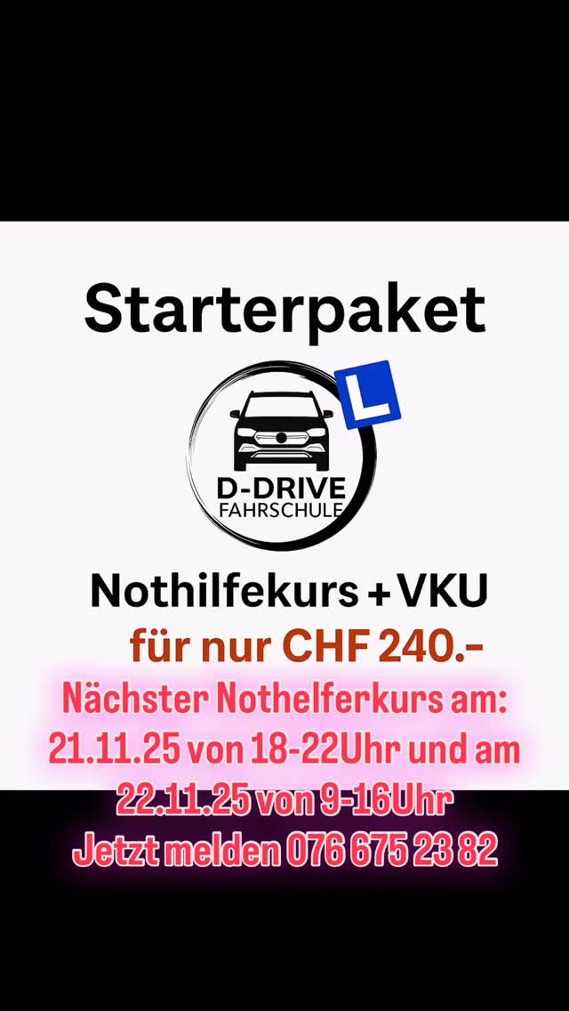 #nothelferkurs #verkehrskundekurs #fahrschule