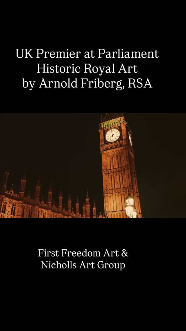 A marvellous evening at the House of Commons, presenting the preview of Arnold Friberg’s historic portrait of Her Majesty Queen Elizabeth II, alongside his celebrated Royal Canadian Mounted Police paintings - Presented by First Freedom Art & Nicholls Art Group, under the sponsorship of The Rt Hon. The Baroness Royall of Blaisdon - A proud moment bringing this exceptional collection to the United Kingdom - ahead of the public exhibition opening in London, early 2026.
Special thanks to The Honourable Ralph Goodale, High Commissioner for Canada & The Daily Mail. @sammyfilms__
#ArnoldFriberg #NichollsArtGroup #FirstFreedomArt #Parliament #QueenElizabethII #RoyalMountedPolice #ArtCollectors #DailyMail #RebeccaEnglish #LukeBlackall