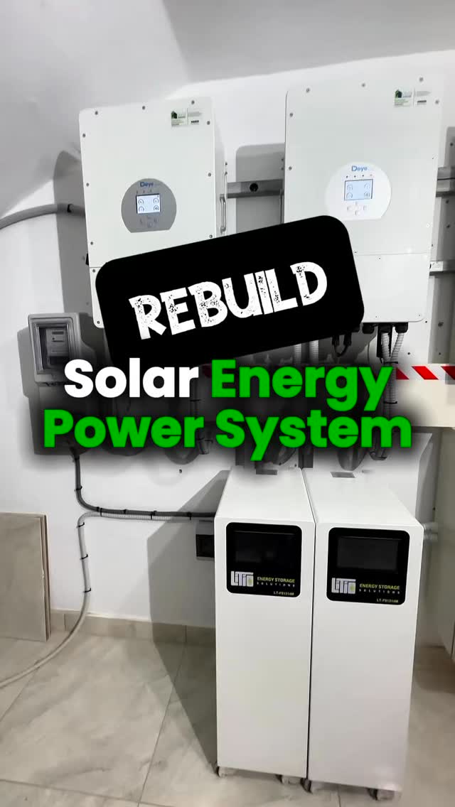 From failure to full power ⚡☀️ Rebuilding the future, one solar panel at a time! 🌍💪 #sun #energy #BeforeAndAfter #green #power