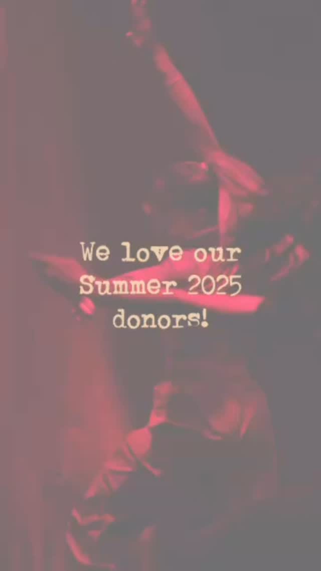 ♥️✨ A message from the cast of When the Veil is Thin✨ ♥️
A heartfelt THANK YOU to our Summer 2025 donors for your contribution to Your Faithful Reader’s Dear Community Fundraising Campaign! From all of us at YFR, thank you for your kindness and generosity whether you have been following us from the beginning or just hearing about us.
Donors:
Jane Bilger
Katie Naka
Carrie James
Priscilla Curtis
Mark Mozeson and Mariko Sakita
Jake Primmerman
Donna and Steven Brown
Phoenix Carnevale
We cannot thank you enough!
To learn more about or to contribute to the Dear Community Fundraiser head to our link in bio or visit yourfaithfulreader.com.