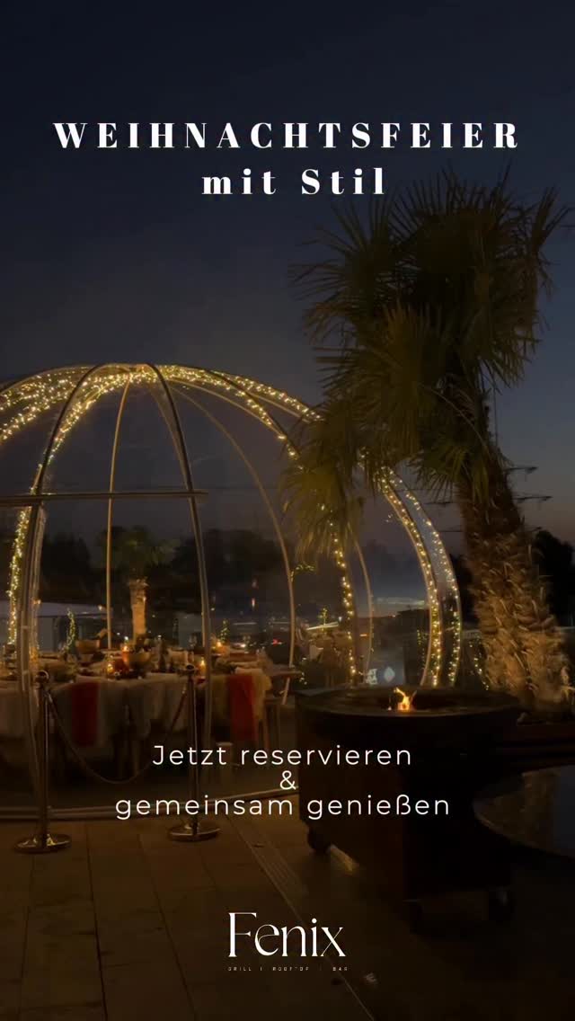 Weihnachten darf stilvoll gefeiert werden ✨
Genießt eure Weihnachtsfeier im Fenix – zwischen Feuer, Lichtern und kulinarischen Highlights. 🔥
Jetzt reservieren & gemeinsam unvergessliche Abende erleben.
Reservierungen über den Link in der Bio