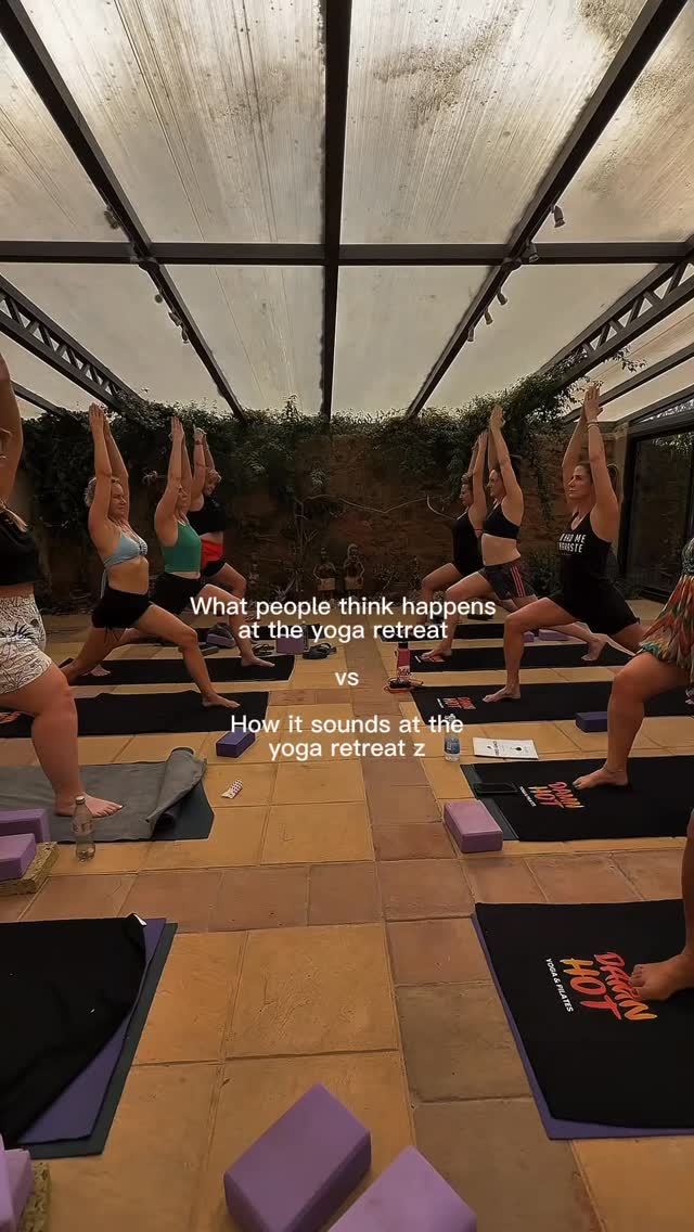 People hear “yoga retreat” and think it’s just endless downward dogs and chanting all day 🧘♀️✨
But the truth? It’s so much more.
Yes, we move. Yes, we breathe. Yes, we stretch.
But we also…
😂 Laugh until our abs hurt
🍉 Eat the most delicious food
💦 Swim, explore & soak up the sun
💛 Connect with people who just get it
It’s not just a retreat for your body — it’s a retreat for your soul.
And sometimes, the best medicine is simply laughing in the sunshine with your Damn Hot fam. ☀️
#DamnHotRetreat #SoulFood #FeelTheHeatAbroad #YogaButMakeItFun #Portugal2026 #DamnHotRetreat #FeelTheHeatAbroad #YinYoga #InfernoHotPilates #GlasgowYoga
#yogaglasgow #yogaflows #hotyogastudio #yogaforall #yoga #yogabliss #thesweatlife #glasgowyogagirl #yogainglasgow #sweatlife #hotyogalife #movingmeditation #yogaisforeverybody