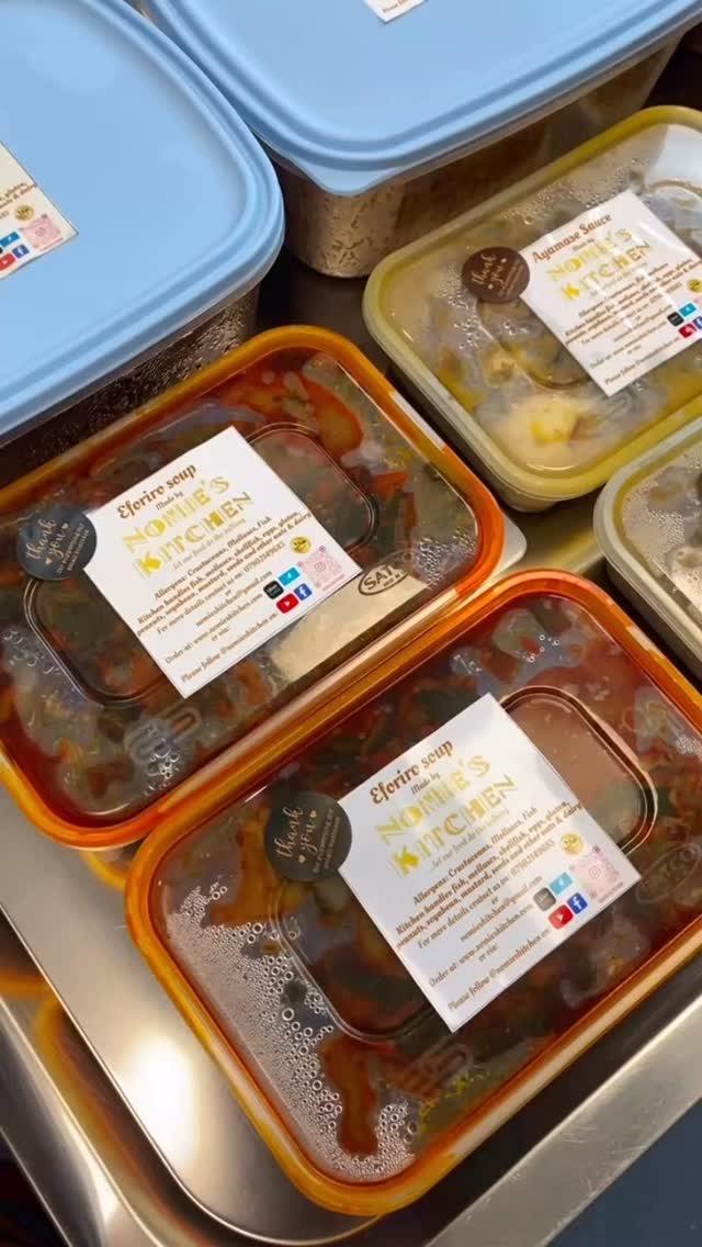 Our customer didn’t come to play! 😍🔥
This order features:
🍲 Efo Riro (650ml)
🍗 Soft (broiler) Chicken Stew (2L)
🐓 Hard (pluvera) Chicken Stew (2L)
🦐 Seafood Okra (650ml)
🌶️ Ayamase Sauce (500ml)
🥧 Meat Pie + 🍩 Puff Puff
🍚 Jollof Rice (2L)
From spicy, saucy goodness to golden puff puff — this is what a feast from Nomie’s Kitchen looks like! 💛
Tag a foodie who’d clear this spread 👇🏾
👉🏾 Follow @nomieskitchen, Like, Share & Order yours today!
#nomieskitchen #NaijaEats #FoodieReel #HomeTaste #AfricanCuisine #FoodGoals
#TasteOfHome #NigerianFood #EfoRiro #JollofRice #FoodieReel #NaijaKitchen #FoodGoals #SupportLocal