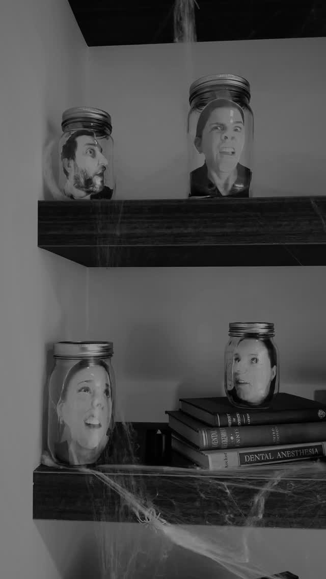 Our team look ‘jar-ing’ this Halloween
👻🫙
.
.
.
#Redrockdental #redrockdentalyxh #redrockdentalmh #medicinehatdentist #redrocksmiles #drgibb #drkay #medhatdentist #dentaloffice #medicinehat #medhat #halloween #happyhalloween #halloweendecor