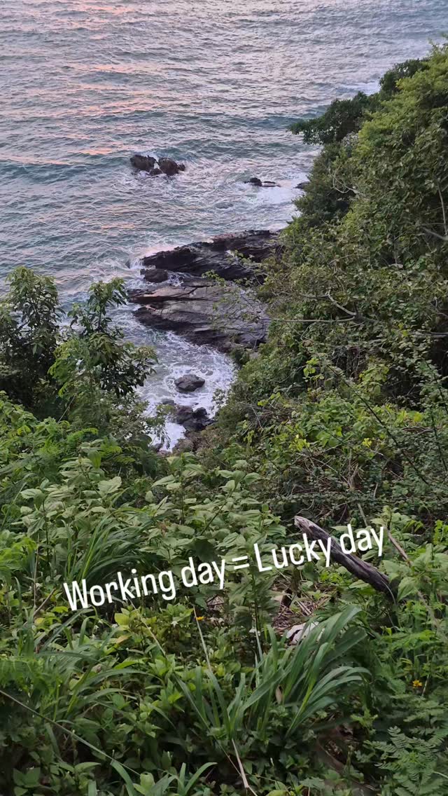 Ending a working day with the sunset it's like a blessing. #kohlanta #krabi #thailand #sunset #luckyday