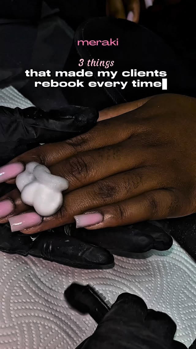 3 things that made my clients rebook every time ⬇️
1️⃣ Mastering my nail prep provided a quality service from the foundation for my clients. Great nail retention helped with client retention 🔑
2️⃣ Common problems clients face in the nail and beauty industry can be poor communication & customer service, nail damage and more. I built my service around this to stand out, providing the service I would want to have as a client
3️⃣ I created nails that lasted without the natural nail damage so I offered a service to show my clients that acrylic wasn’t damaging their nails - poor technique was, so they experienced a level of quality that kept them coming back
Want to train in acrylic nails and offer value that will keep your clients coming back?
You can create the nicest nail sets, but if your customer service isn’t great, your client experience is poor, and your foundation techniques are causing damage… how will you not only gain new clients but keep them? 💭
✨ Enhancing service quality is the key
I help beginner nail techs not only learn how to do acrylic nails, but how to create quality nails with a quality service that keeps clients coming back. 💅
• Enrol on the Online Acrylic Nails Course to learn with pre-recorded lessons from any location, any device and at your own pace 📚
• Certificate + accreditation for qualification included
• Optional acrylic starter nail kit can be ordered separately
Start your nail journey today and find out more info on the website linked in the bio | merakinailsuk.co.uk 🌍
Contact for any enquiries by email, dm or whatsapp 💗