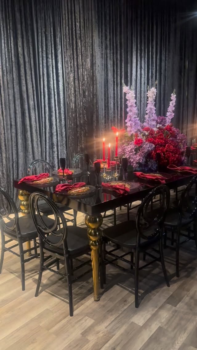Tash 40th birthday decor & rentals @luvdecorrentals drapery by @luvdecorrentals #partyrentalsatlanta #eventrentalsatlanta #luxurychairrentals #luxuryrentalsatlanta #georgiapartyrentals #chairrentalsatlanta #luxurywedding