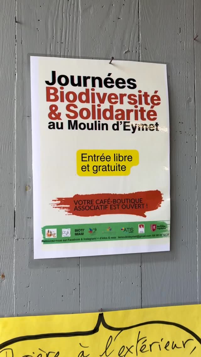 Retour sur les journĂ©es biodiversitĂ© et solidaritĂ© ! Merci Ă tous nos partenaires et Ă tous dâĂȘtre venus