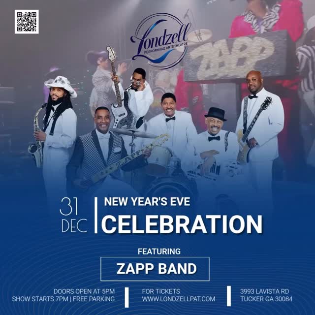 The Zapp Band is hitting Londzell Performing Arts Theatre this New Year’s Eve — and it’s gonna be a whole vibe!
🎟️ Every ticket = live funk + gourmet tastings by Chef Daryl Shular and a midnight champagne toast.
💃🏽 The party. The flavor. The countdown.
Grab your crew ➤ www.LondzellPAT.com
Use code NYEDEAL for 10% off before it’s gone!