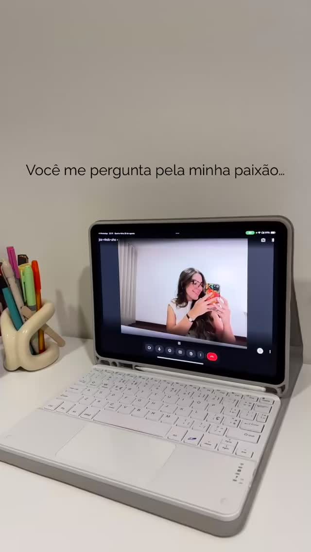 Que gostoso é trabalhar com o que eu amo e acredito ✨💛