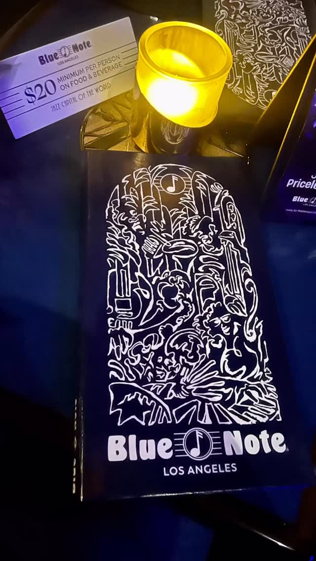 Enjoying a lovely evening out @bluenotelosangeles