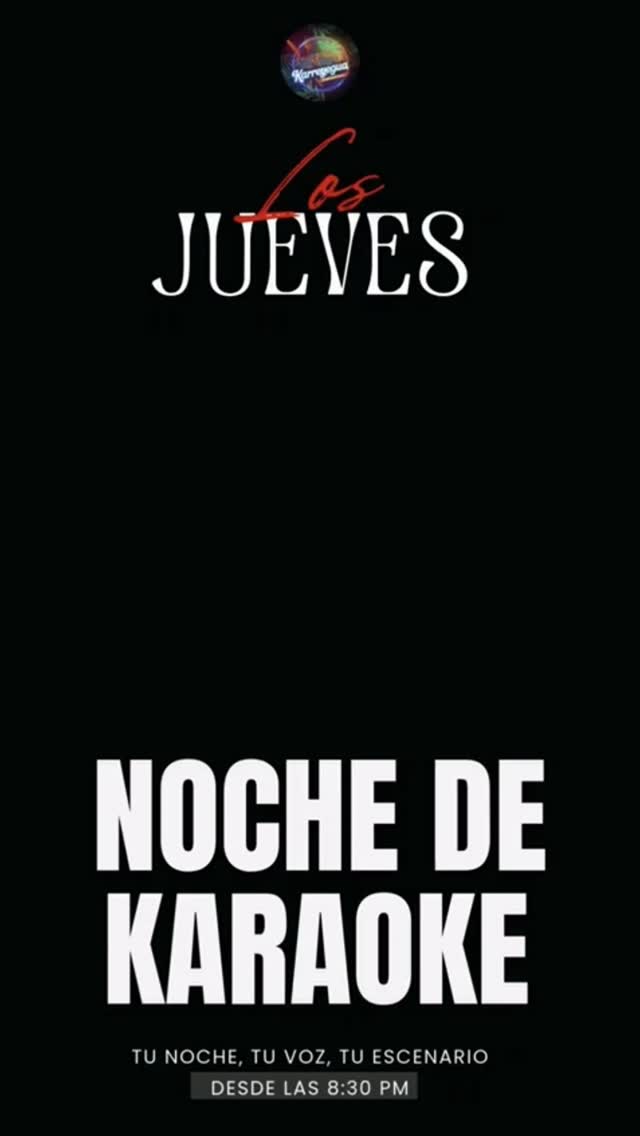 🎤 ¡Los jueves ahora se cantan en Karreyegua! 🎶
Prepara tu voz, tu grupo y tus mejores canciones, porque el Karaoke Night llega con toda la energía.
Entre luces, comida, tragos y buena vibra… ¡tú eres la estrella del show! 🌟
📍 Karreyegua – Plaza de Food Trucks & Go-Karts
🗓️ Todos los jueves
⏰ Desde las 8:00 PM
#Karreyegua #KaraokeNight #SanJuanDeLaMaguana #Diversión #GoKarts #FoodTrucks #Tragópolis