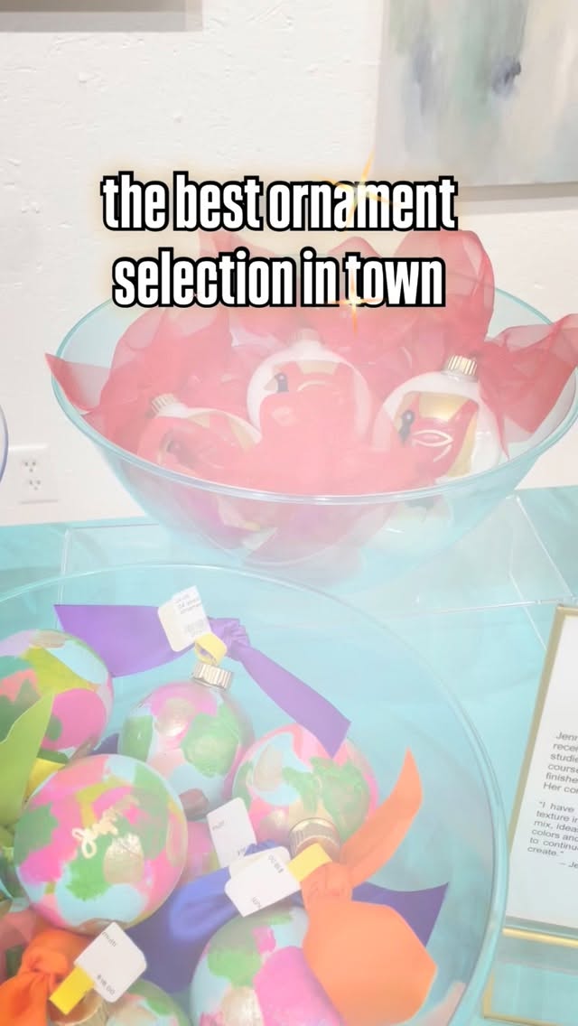 The Foyer is your one-stop-shop for all things home and gift this season! Shop our amazing selection of ornaments, including popular pop-culture figures, hand-blown glass, and even one-of-a-kind originals by your favorite local artists! #ornaments #christmas #batonrougebusiness