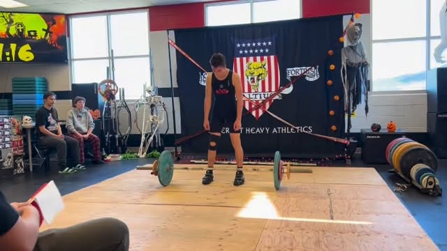 Logan does something so simple that most kids his age struggle with immensely, showing up. He comes to training every chance he can and he not only shows up, he goes all out each time. He even had a pop warner playoff game later in the afternoon the same day of this meet but he wanted to compete still! No surprise they went on to win the game too.
These are two PRs for him at 53 in the snatch and 80 in the CJ. These are both lifts he has struggled with but he found a way to make it happen at the meet.
As an 8th grader going into frosh year next fall he will be a leader in the weightroom and lift more than many of his older teammates.
Show up! Train hard! Leave Out the Fluff!
#usaweightlifting #cleanandjerk #youthweightlifting #afterschoolprogram #heavyathletics