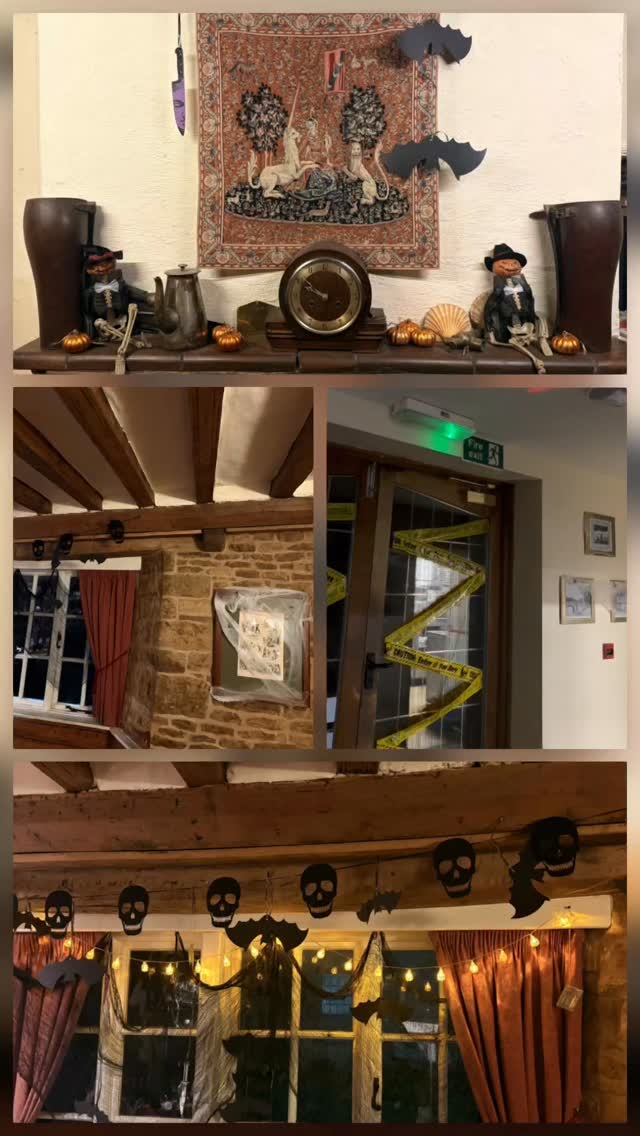 We're all ready for tonight, 7.30pm start, see you later
We have tables free for dinner as well, give us a call to book 01536 770268